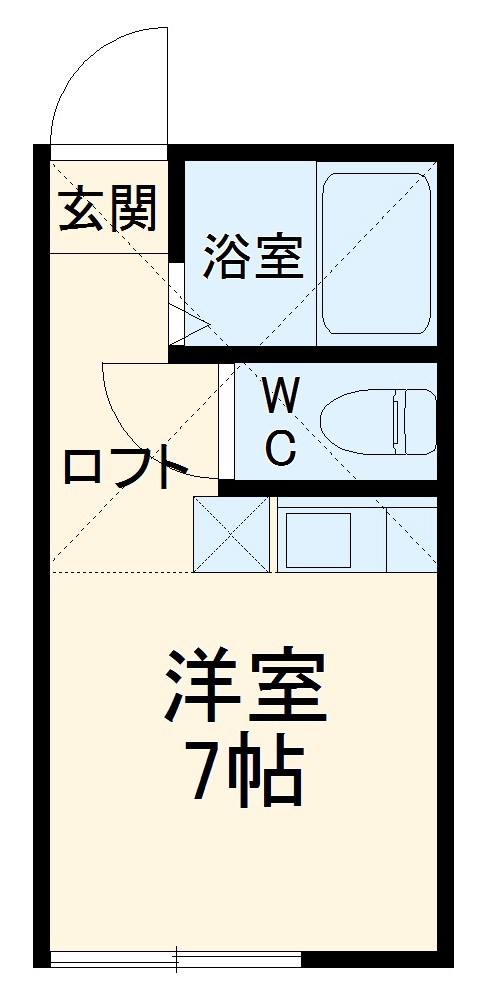 ユナイト富士見アントワーヌの間取り