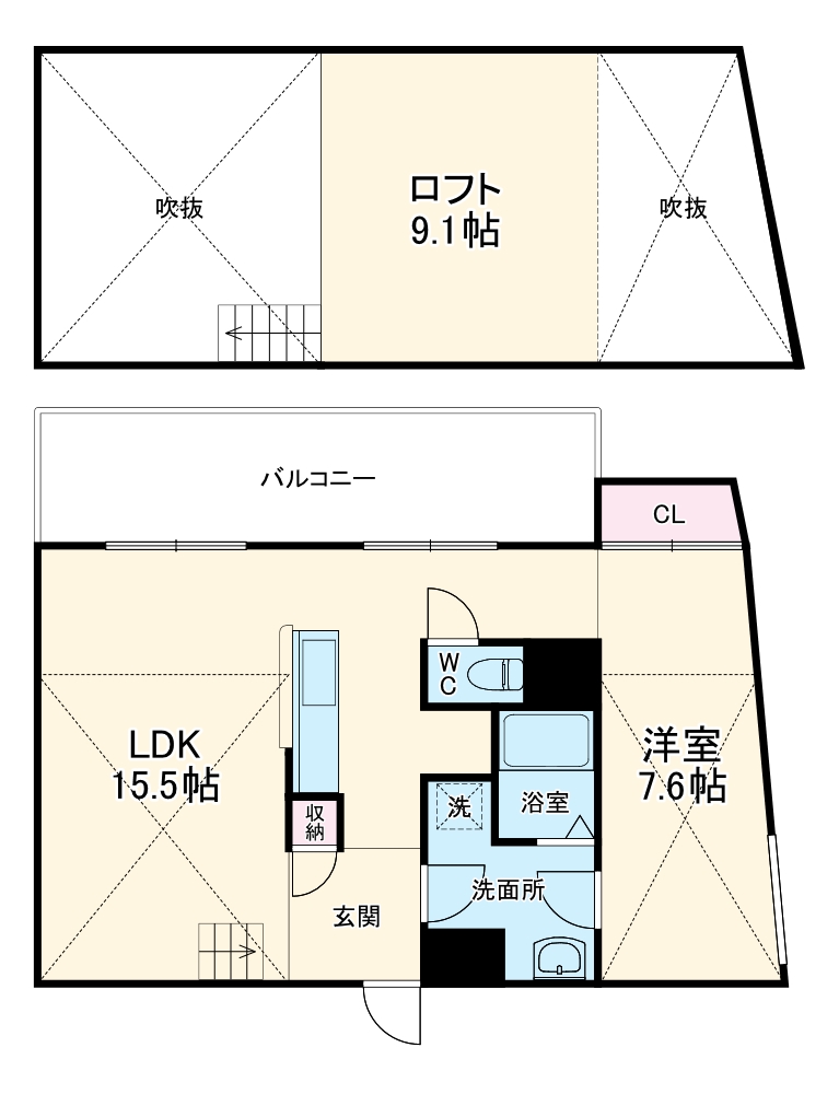 K.K PHOENIXの間取り