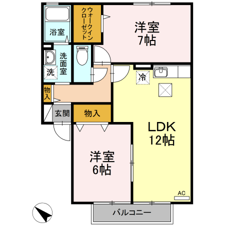 グランシャリオの間取り