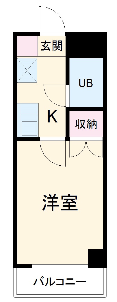 アイレック西の割の間取り