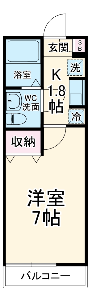 レジデンスウエスト相武台の間取り