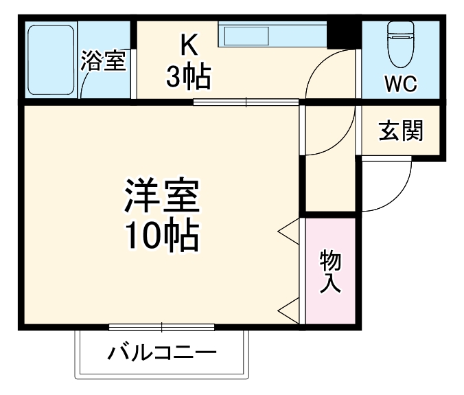 アーベインフラットの間取り