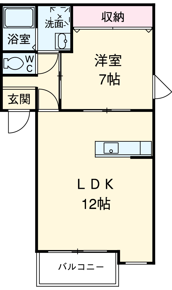 ヴェルデⅣの間取り