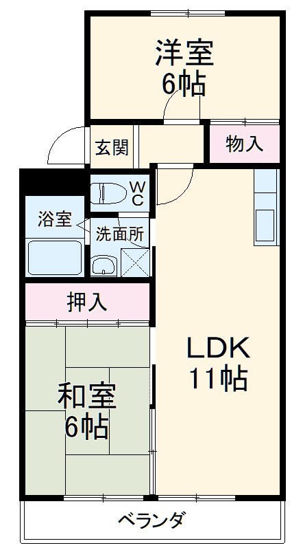 ジャルジョイハイツの間取り