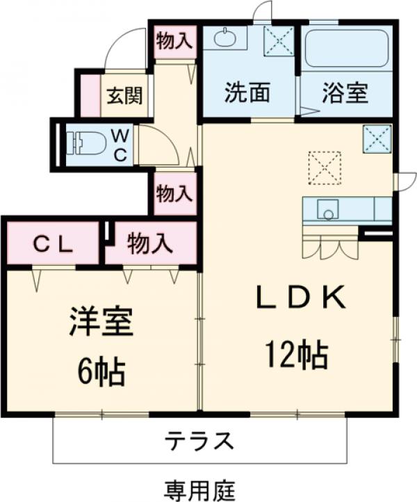 サニーモール 参番館の間取り