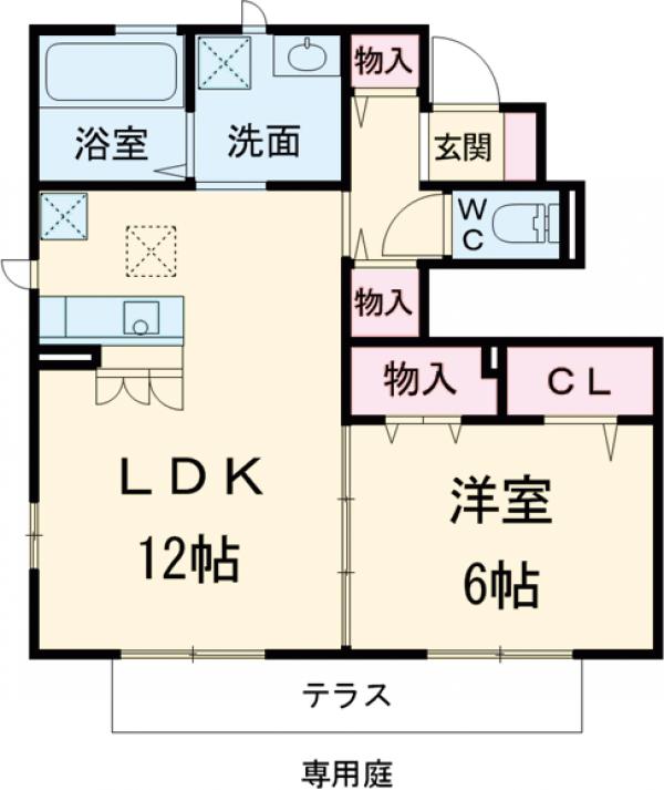 サニーモール 参番館の間取り