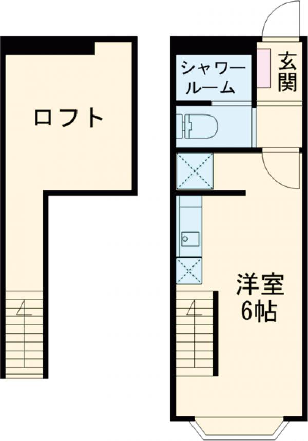 コノハナ荘の間取り