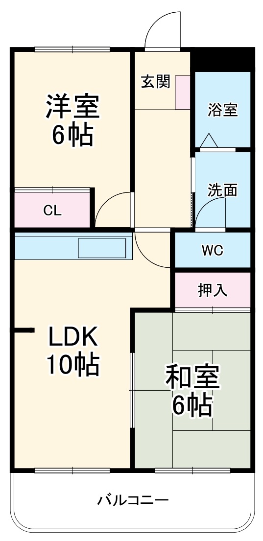 ラメール華の間取り
