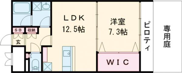 グレースろうじの間取り