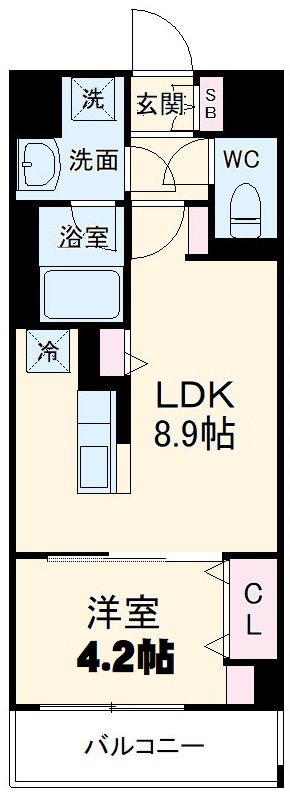 ベイビュー菊名の間取り