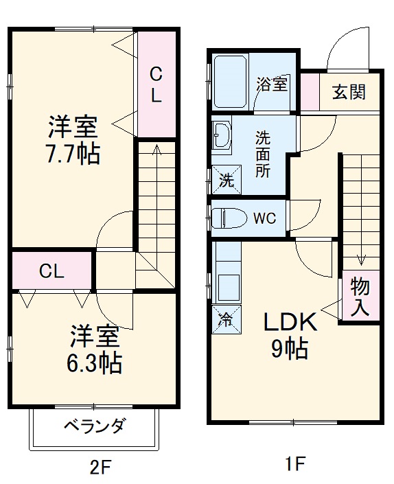 グレイス三ツ池の間取り