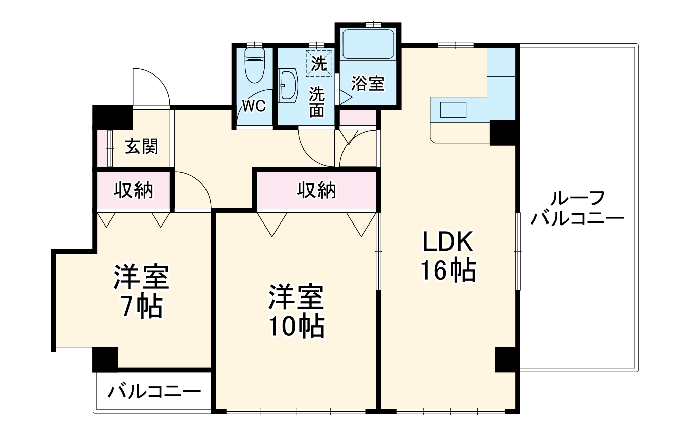 アーバンエコール島田の間取り