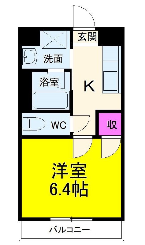 Crest Mabashiの間取り