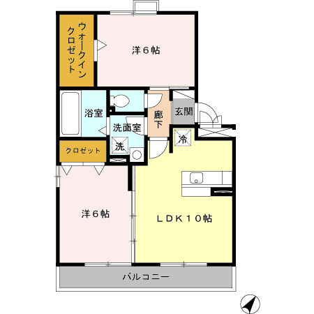 ジラソーレの間取り