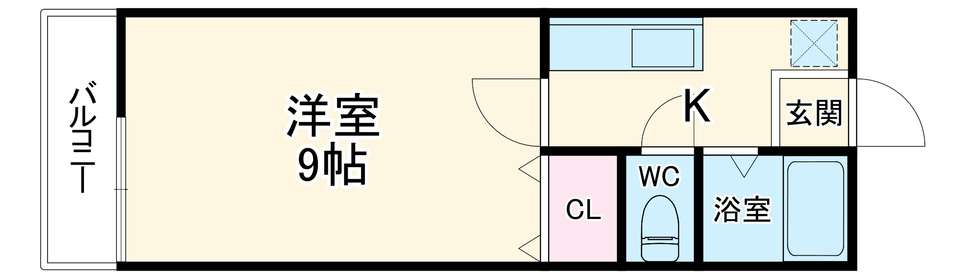 エクセラン Ⅰの間取り