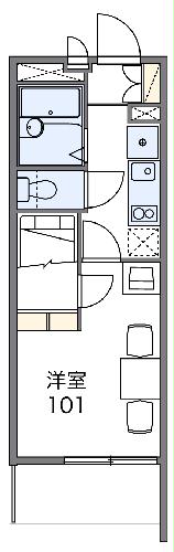 レオパレス丸岡の間取り