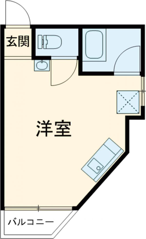 峰マンションの間取り