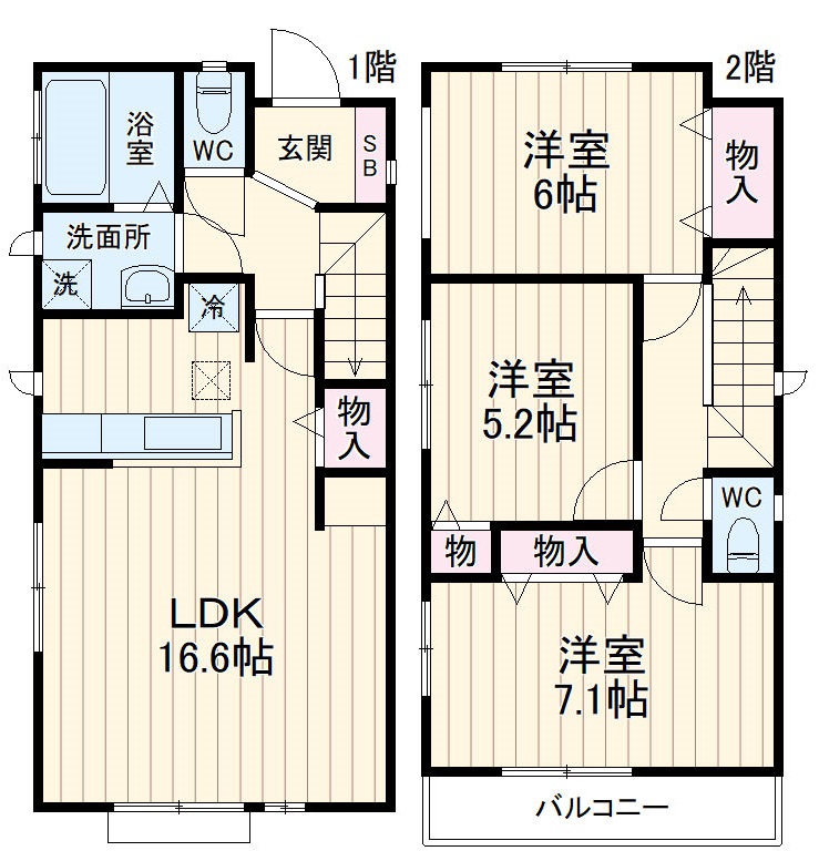 Kolet滝不動#04の間取り