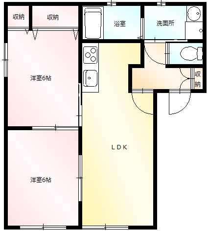ルミエールAの間取り