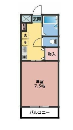 下末吉の完工年月(2004年3月)築の賃貸アパートの間取り