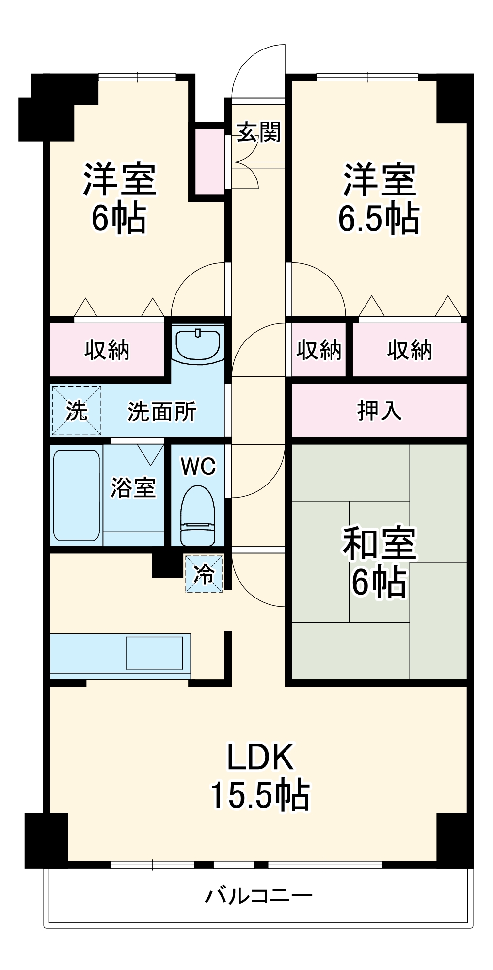 モンテ村上の間取り