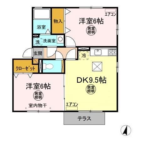 大黒屋 3の間取り