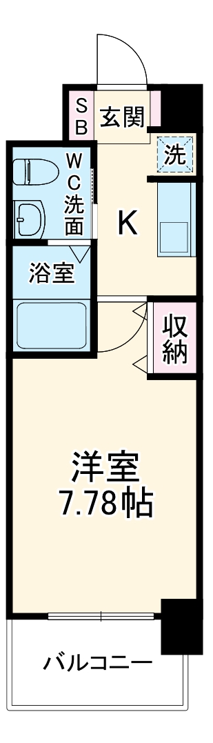 プライマル大阪天満宮の間取り