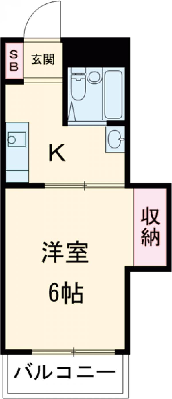 ルレーブ見川Ⅰの間取り