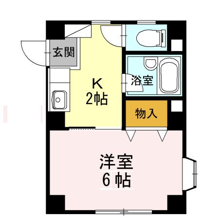 SUMIワンルームマンションの間取り