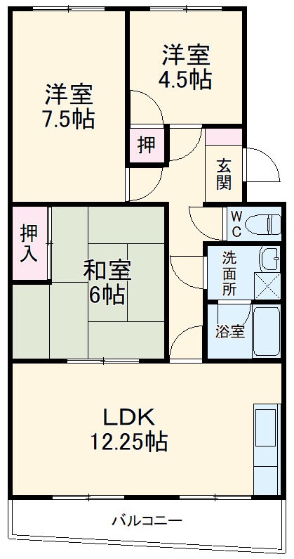 ハイブリッジⅡの間取り