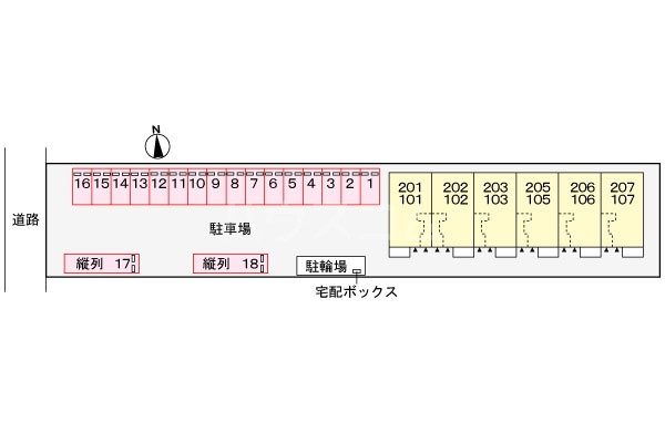 2/10 駐車場