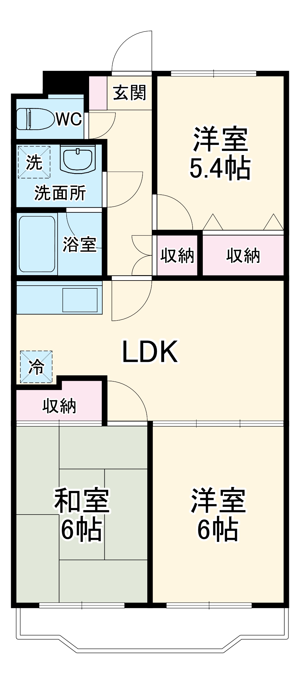 メゾンシンシアの間取り
