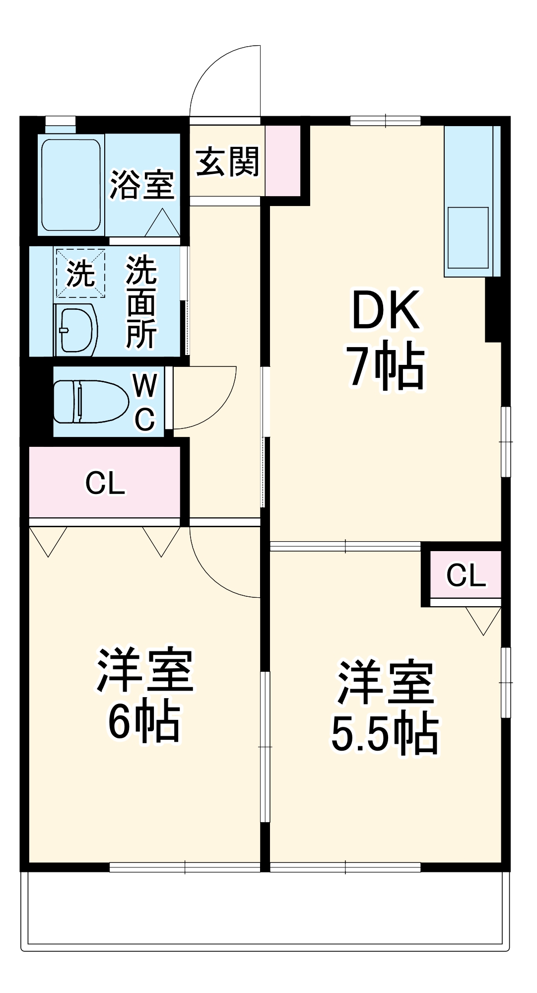 ショコラDの間取り