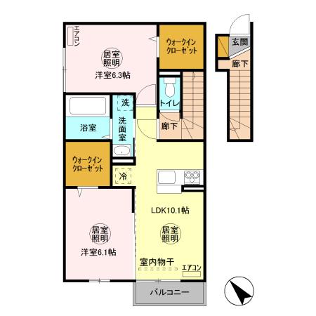 ルアナの間取り