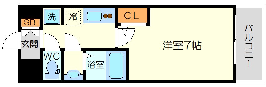セレニテ新大阪プリエの間取り
