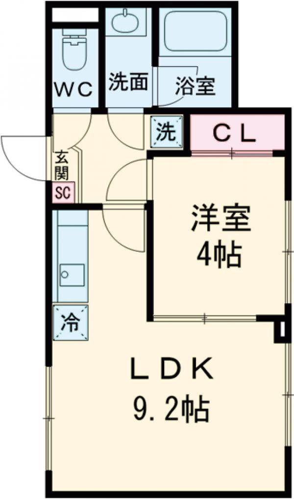 LOTUS阿佐ヶ谷の間取り