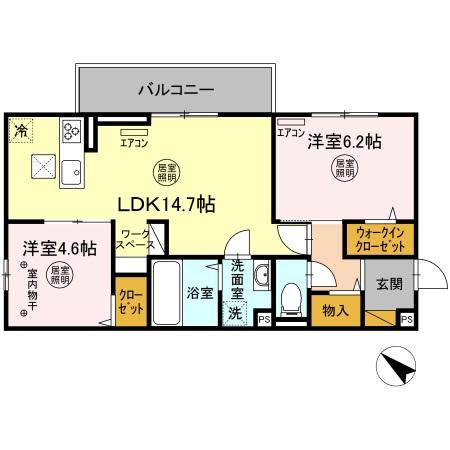 リゾナーレアクアの間取り
