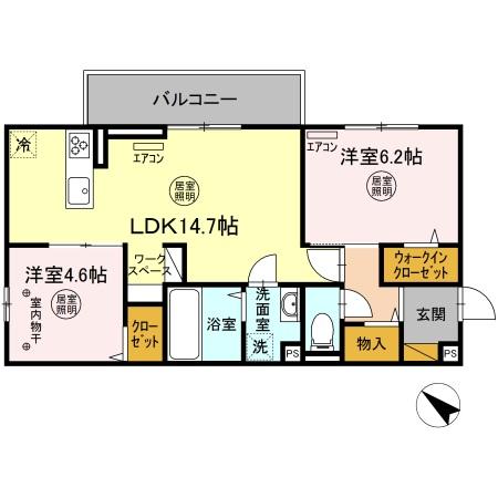 リゾナーレアクアの間取り