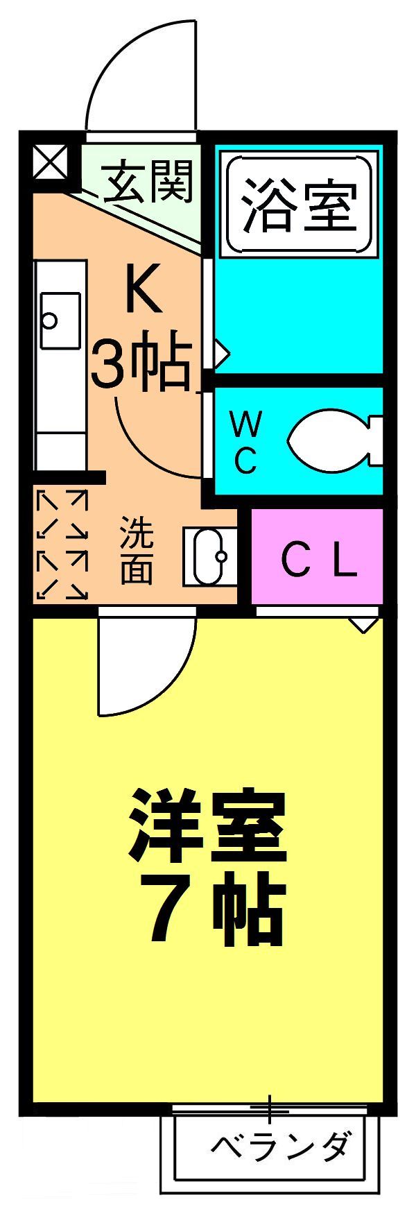 ＣＥＮＴＲＡＧＥ松戸の間取り