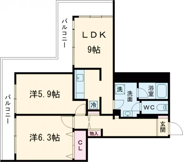 アルザブルータワーの間取り
