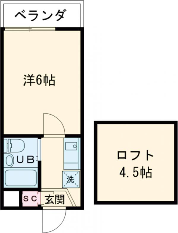 シティパレス東久留米Ⅱの間取り