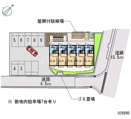 13/14 駐車場