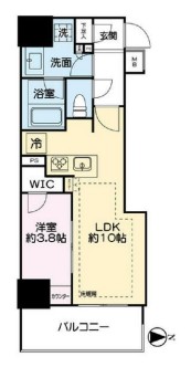 ネベル三鷹の間取り
