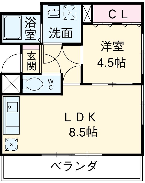 コンフォート康生の間取り