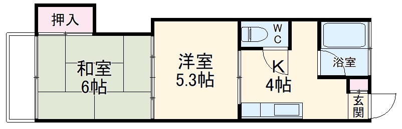 ピュアハウス鬼高の間取り
