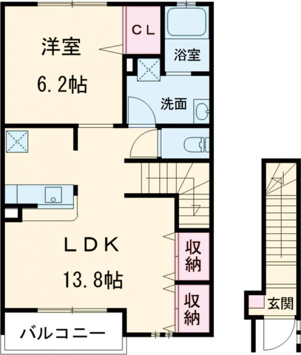 Ｆｏｒｅｓｔ緑が丘の間取り