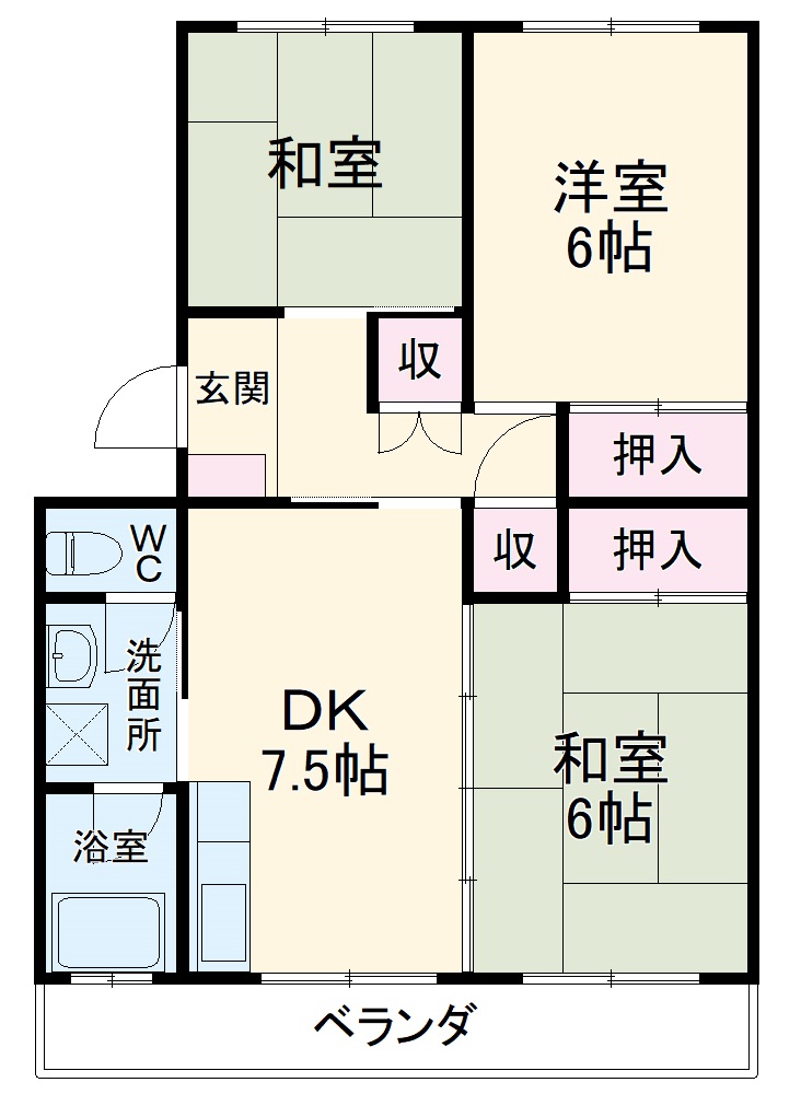 第一伊藤コーポの間取り