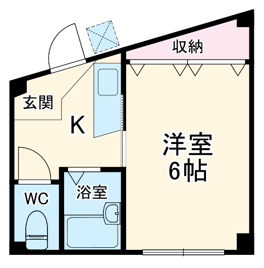 コスモ生田の間取り