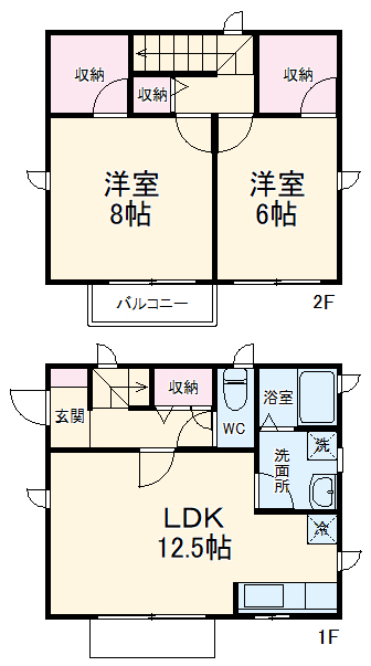 永田南戸建の間取り