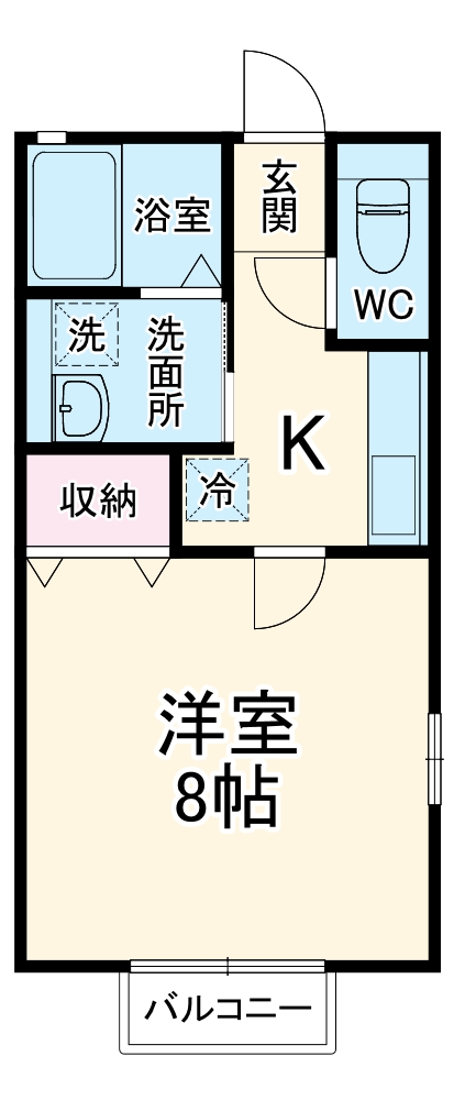 ジュピター Bの間取り